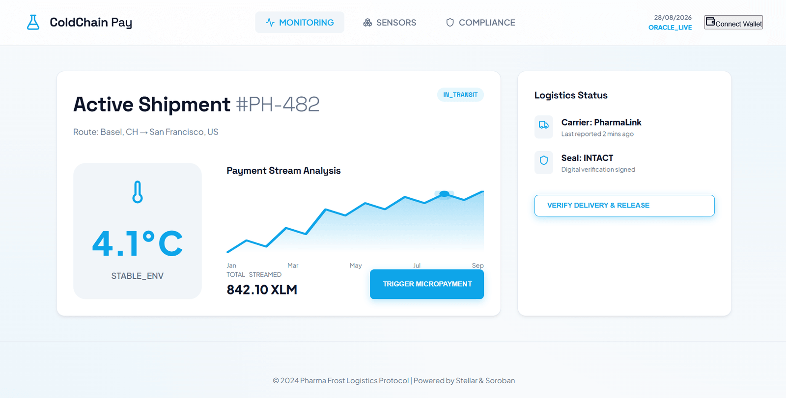 ColdChain Pay project preview